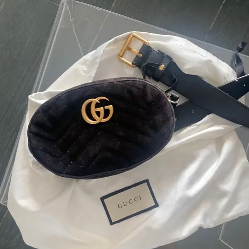 Gucci monogrammed belt bag